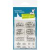 Lawn Fawn - Shutter Card Holiday Sayings Stamp Set  -