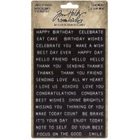 Tim Holtz Idea-ology - Label Stickers  -