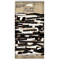 Tim Holtz Idea-ology - Metallic Sticker Book  -