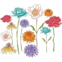Tim Holtz Sizzix - Flower Garden & Mini Bouquet Die Set