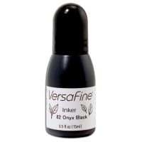 Tsukineko - VersaFine Ink Refill - Onyx Black  -