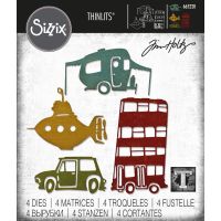 Tim Holtz Sizzix - Wacky Transport #1 Die