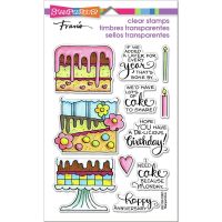 Stampendous - Slim Cake Stamp Set  -