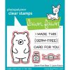 Lawn Fawn - Germ-Free Bear Stamp and Die Bundle Set