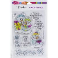 Stampendous - Snow Time Frame Stamp Set