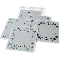 Pinkfresh - Happy Blooms Frame Stencils