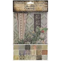 Tim Holtz Idea-ology - Halloween Worn Wallpaper Scraps  -