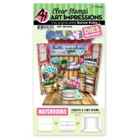 Art Impressions - Matchbooks Garden Stamps and Dies  -