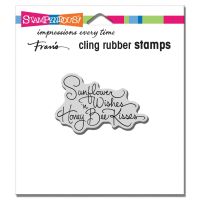 Stampendous - Sunflower Kisses Stamp
