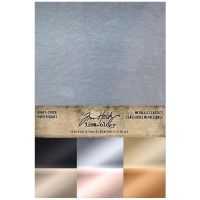 Tim Holtz Idea-ology - Metallic Classics Kraft Stock Paper Pad