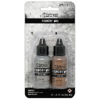Tim Holtz Ranger - Foundry Wax - Sterling and Statue