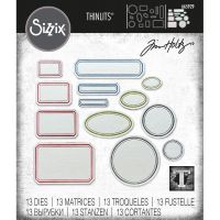 Tim Holtz Sizzx - Vintage Labels Dies