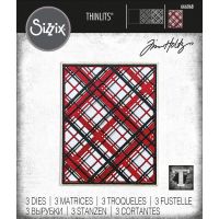 Tim Holtz Sizzix - Layered Plaid Dies