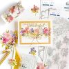 Pinkfresh -  Garden Bouquet Gold Foiled Washi Tape