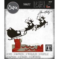 Tim Holtz Sizzix - Reindeer Sleigh Dies