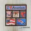 Foundations Decor - I Love America Shadow Box Kit  -