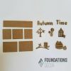 Foundations Decor - Autumn Time Shadow Box Kit