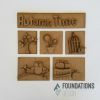 Foundations Decor - Autumn Time Shadow Box Kit