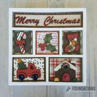 Foundations Decor - Christmas Shadow Box Kit