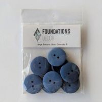 Foundations Decor - Large Blue Buttons  -