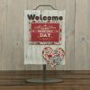 Foundations Decor Welcome Sign - February Heart  -