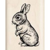 Inkadinkado - Baby Bunny Wooden Stamp
