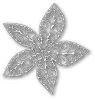 Poppystamps - Grand Luxe Poinsettia Outline AND Background Dies