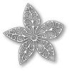 Poppystamps - Small Luxe Poinsettia Outline AND Background dies