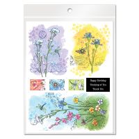 Stampendous - Quick  Wildflowers Card Panels  -