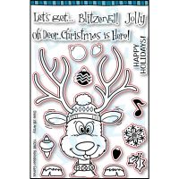 Dare 2b Artzy - Reindeer Games Stamp Set  -