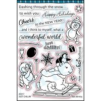 Dare 2b Artzy - Just Chillin' Stamp Set AND Die Set