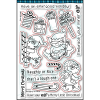 Dare 2B Artzy - Naughty or Nice Stamp Set AND Die Set