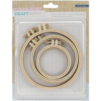 Crete Paper - Craft Market - 6 Wood Veneer Hoops