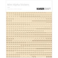 KaiserCraft - Mini Alphas - Latte  ^
