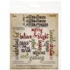 Tim Holtz - Alterations - Holiday Words: Script  -