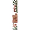 Tim Holtz - Alterations - Stacked Words:  Christmas  -