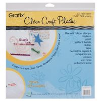 Grafix - Clear Craft Plastic 12 X 12