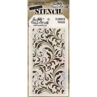 Tim Holtz Stampers Anonymous - Flourish Stencil