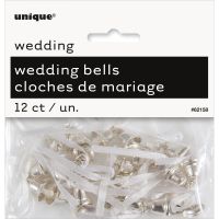 Unique - 12ct Silver Wedding Bells or Mini Church Bells