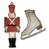 Tim Holtz Alterations - Mini Toy Soldier & Ice Skate Movers and Shapers Dies