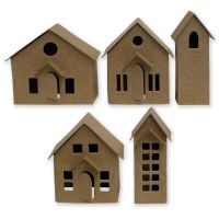 Tim Holtz Sizzix - RETIRED Paper Village #1 Dies