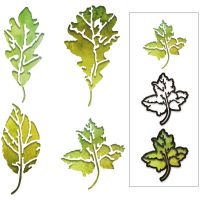 Tim Holtz Sizzix - Leaf Print Dies  -