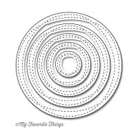 Die-namics - Wonky Stitched Circle STAX by My Favorite Things