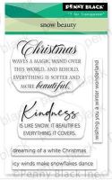 Penny Black - Snow Beauty Stamp Set