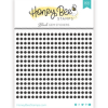 Honey Bee Stamps - Gem Stickers - Black  -