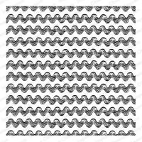 Impression Obsession - Wavy Ripples Stamp  -