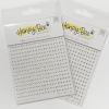 Honey Bee Stamps - Gem Stickers - Clear  -
