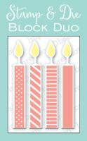 Impression Obsession - Large Candle Block Stamp & Die