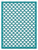 Impression Obsession - Fish Scale Background Die