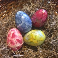 White Plastic Easter Eggs